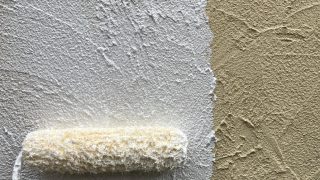 外壁下塗り作業